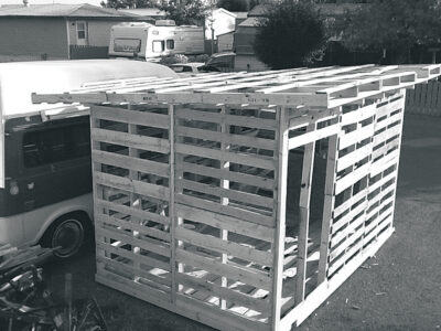 How to Make a Shed Out of Pallets Image